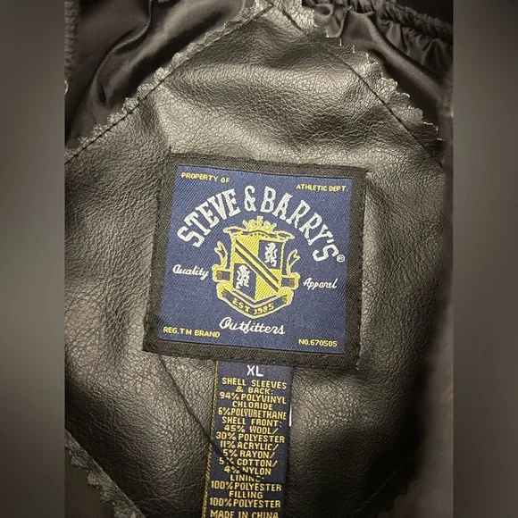 Vintage WWE Undertaker Steve & Barry’s Varsity Jacket BRAND NEW NWT - Picture 4 of 8